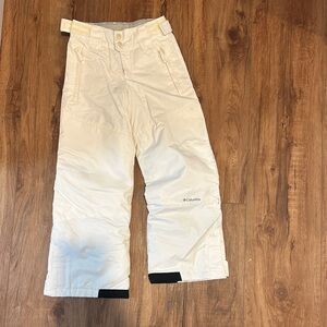 Columbia Kids white Snow Pants